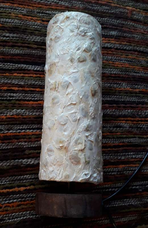 Natural Seed Bedside Table Lamp