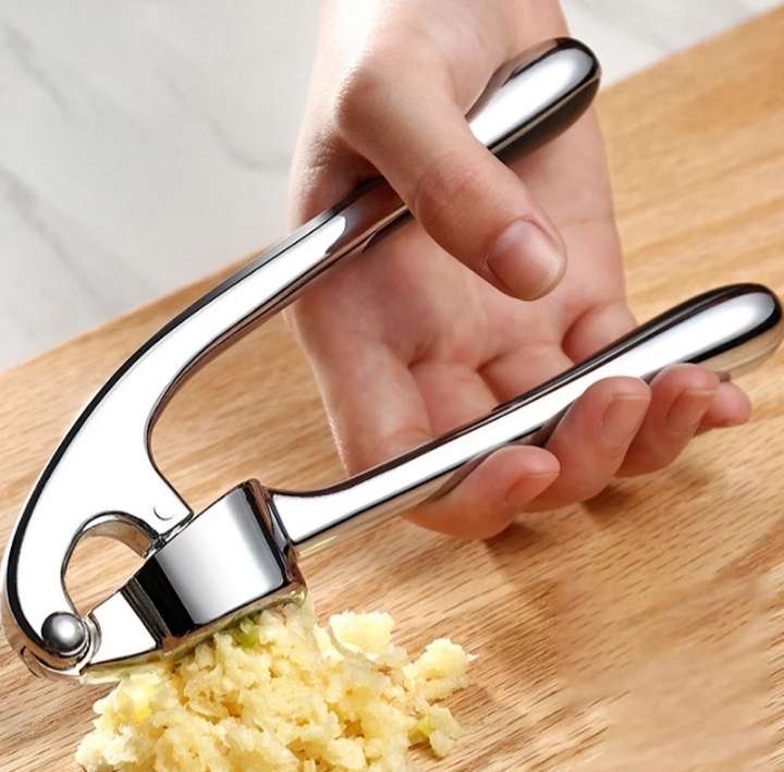Stainless Steel Garlic Press