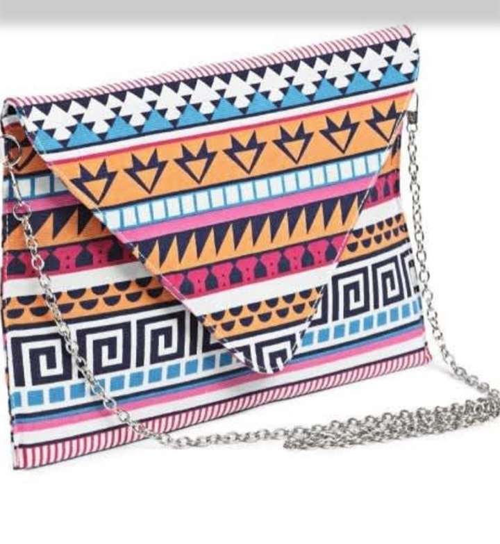 Canvas Clutch Handbag