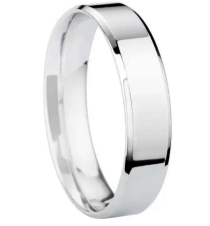 6mm Stainless Steel Ring Size 10 T