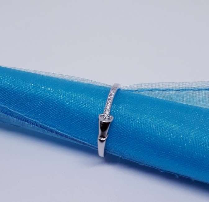 S925 Sterling Silver Micro Pave Ring