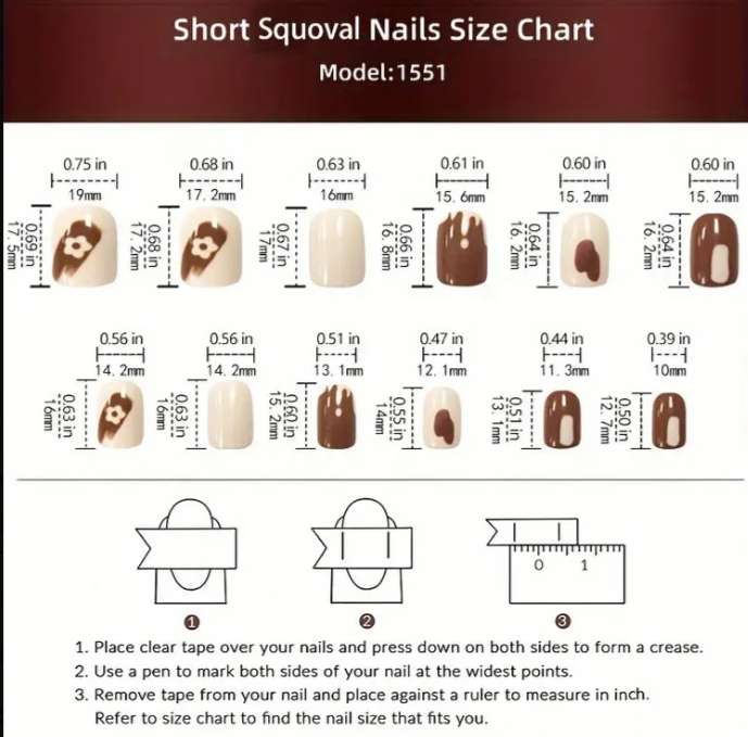 Press On Nails | French Pink Floral 24 piece