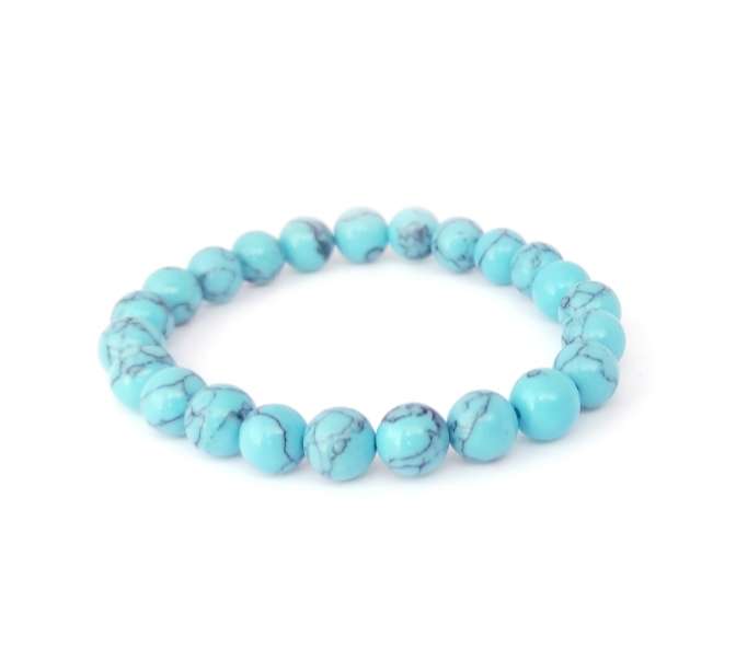 Turquoise Beads Stretch Bracelet