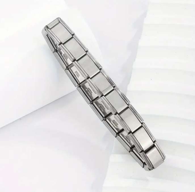 Stainless Steel Stretch Link Bracelet