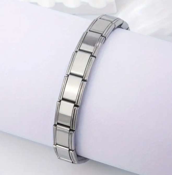 Stainless Steel Stretch Link Bracelet