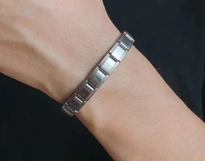 Stainless Steel Stretch Link Bracelet