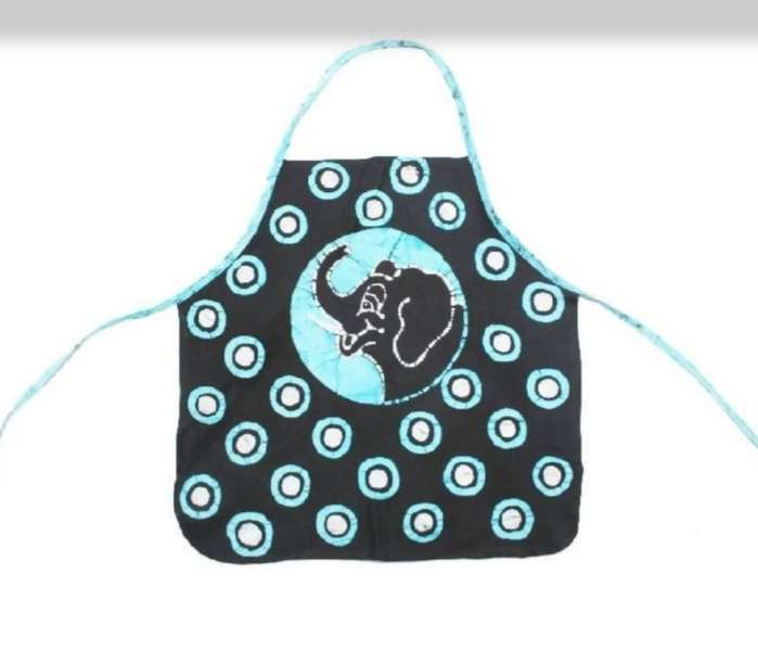 Children's Cotton Batik Apron - Elephant