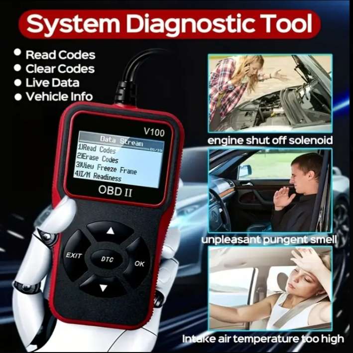 OBDII Car Fault Detector Diagnostic Scanner 2025