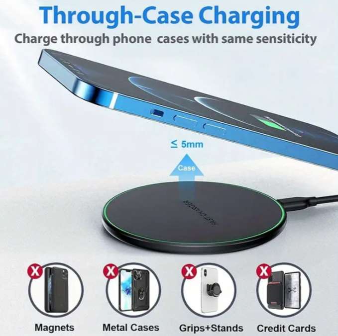 Slim 15w Wireless Fast Charger