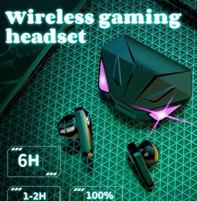 X15 Pro TWS Wireless Gaming Music Earbuds Noise Cancelling