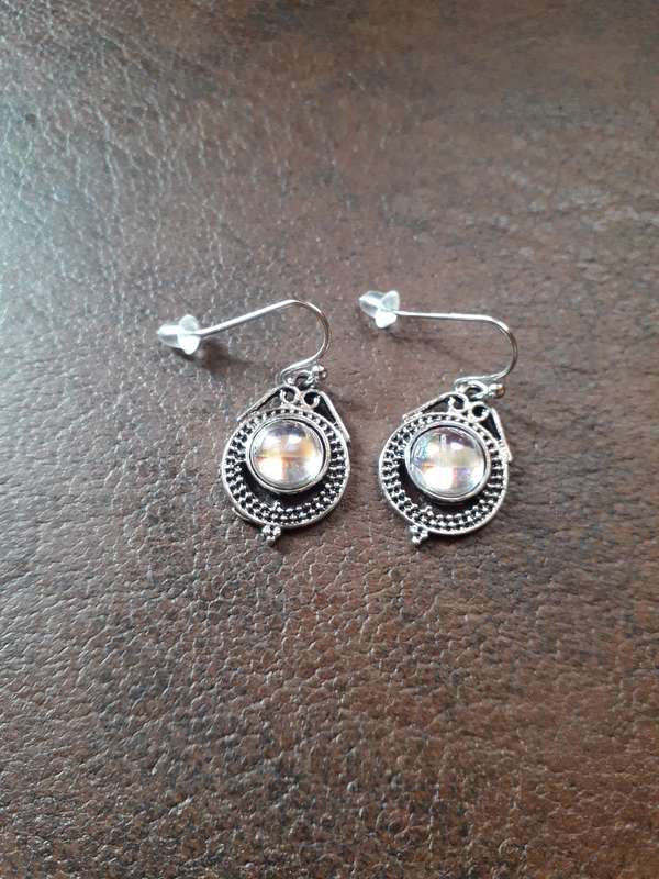 Vintage Moonstone Drop Earrings