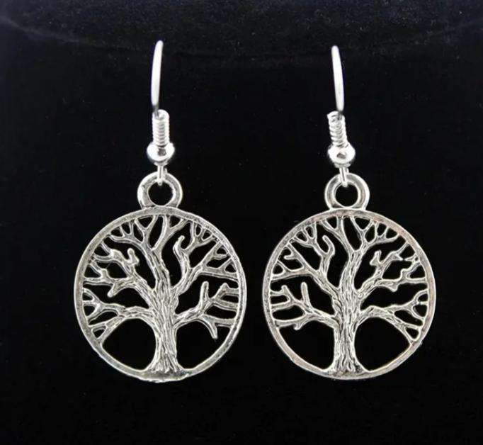 Tree of Life Necklace and Earrings Set