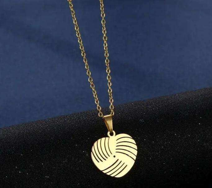 Stainless Steel Necklace and Earrings Set | Passionate Heart