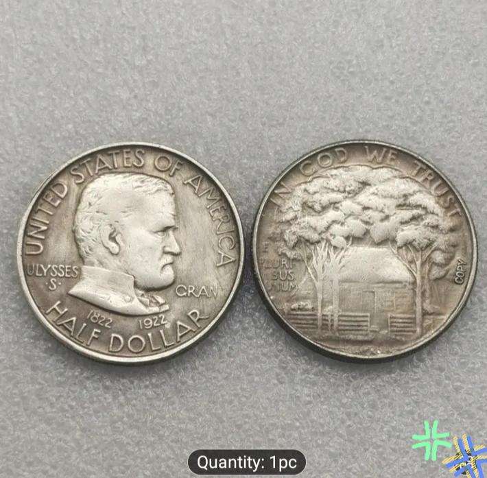 US Half Dollar Replica Commemorative Coin 1822-1922