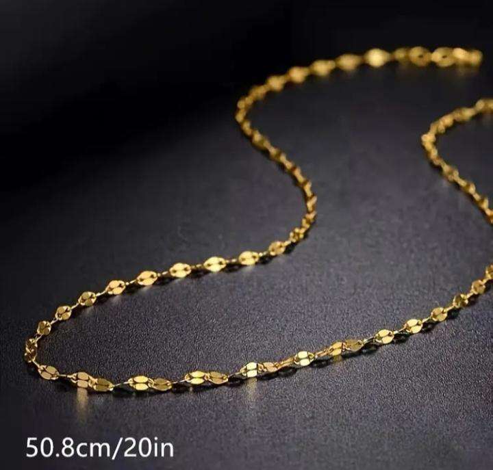 Fancy Stainless Steel Necklace 50.8 cm | No Fade
