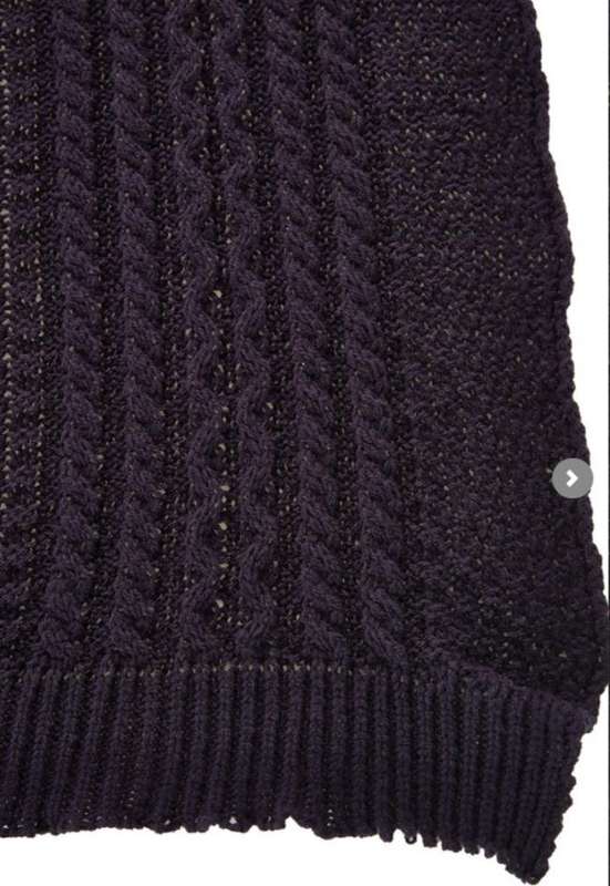 Oversized Scarf | Navy