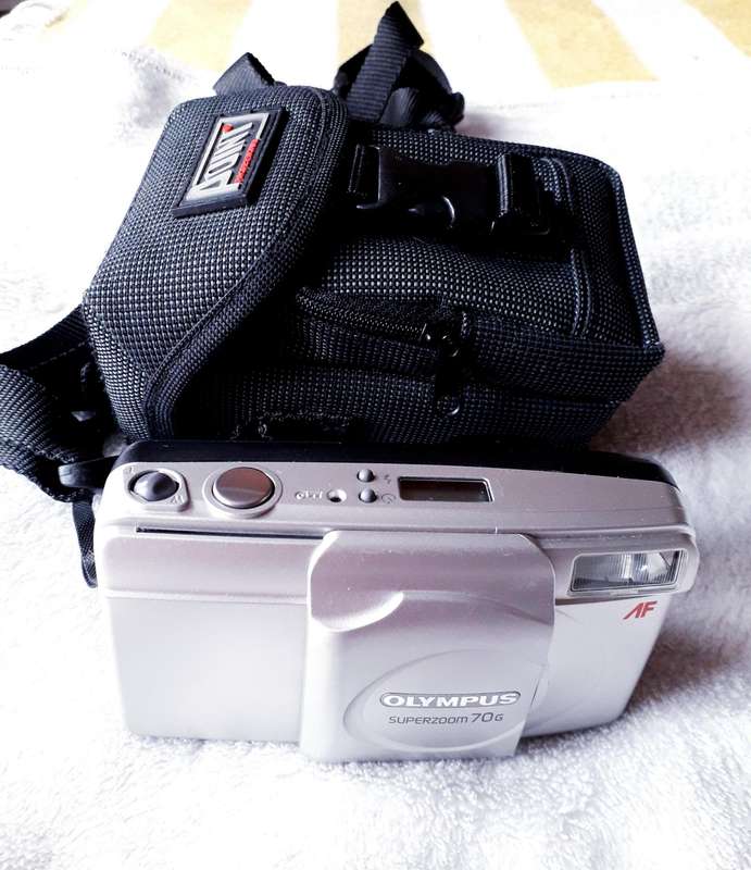 Vintage Olympus Camera with Protective Case | Secondhand