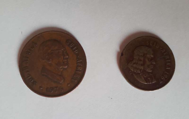 South African Coins Lot 1948-1970 |  1/4D penny 1/2c 1c 2c pieces