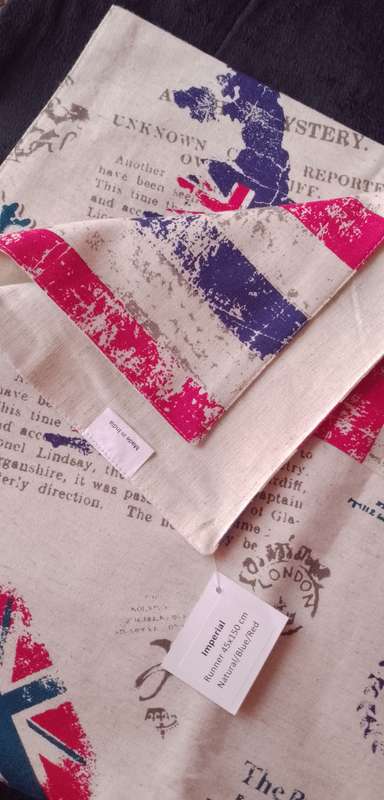 Imperial Pure Cotton and Linen Table Runner 45x150cm