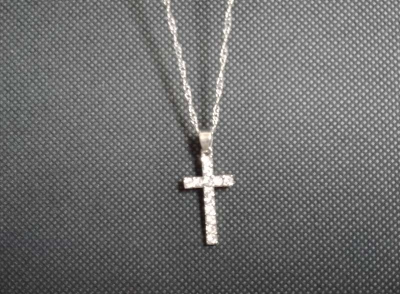 S925 Silver Singapore Necklace with CZ Pendant