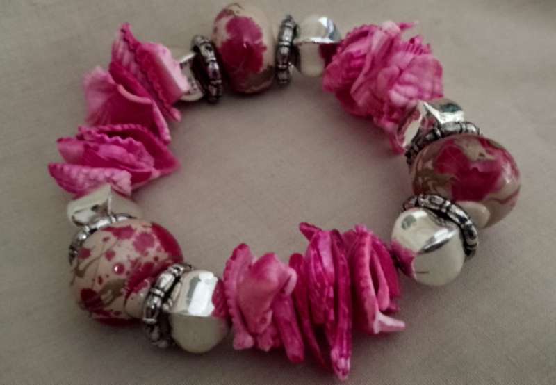 Bead and Shell Bracelet