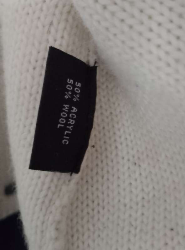 Ladies' Wool Blend Cardigan Jersey Cream | Pre-loved