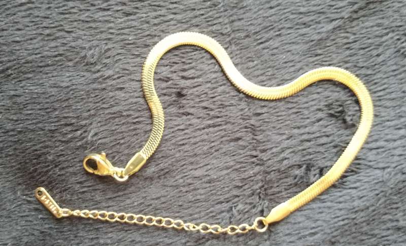 Stainless Steel Herringbone Bracelet
