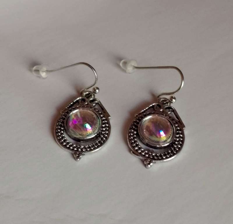Vintage Moonstone Drop Earrings