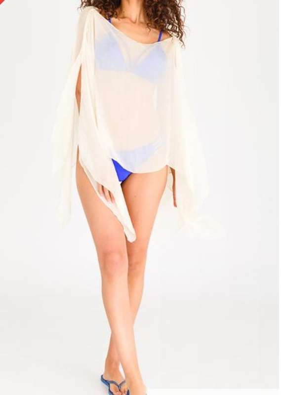 Swimwear Coverup in Cream - One size