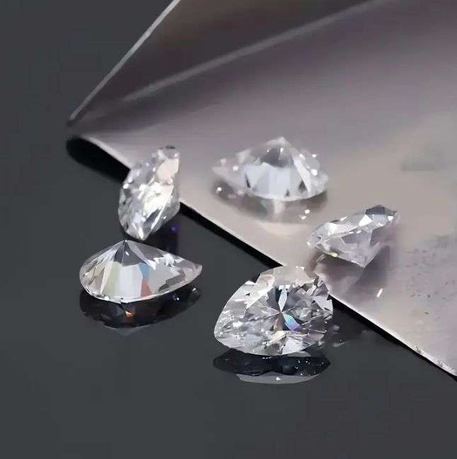Set of 5 Cubic Zirconias 14mmx10mm