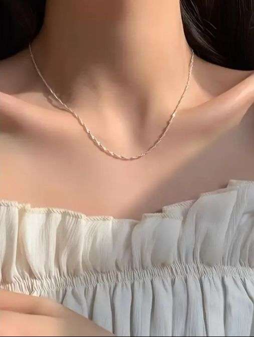 S925 Sterling Silver Filled Singapore Necklace