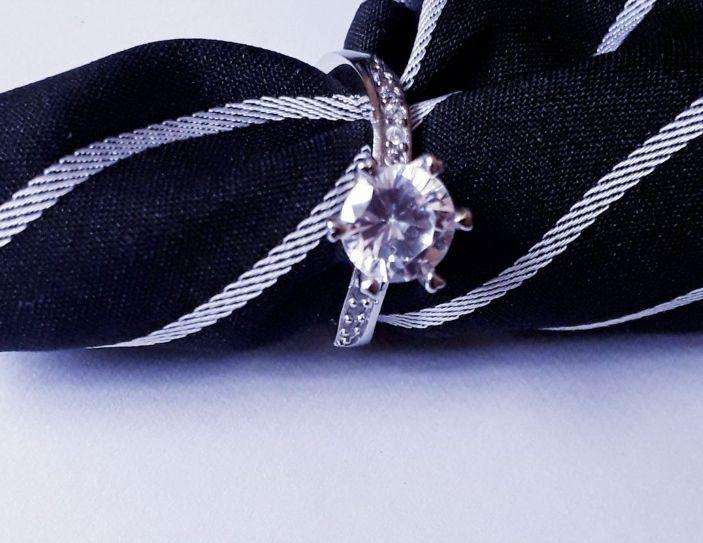 S925 Sterling Silver Filled Ring |  Size 8