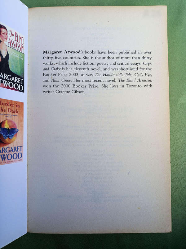 Margaret Atwood book combo