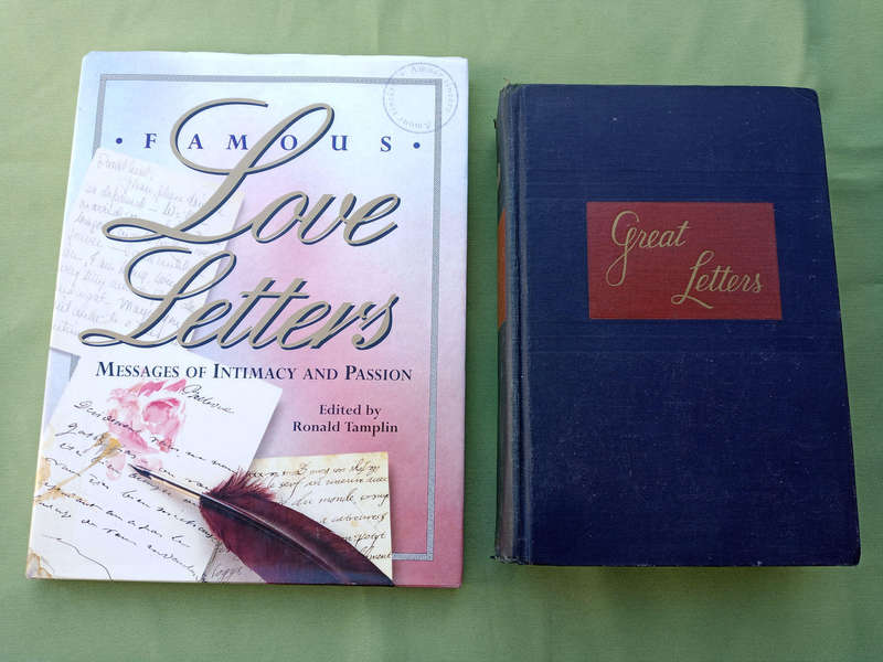 Famous love letters and Great letters - book combo