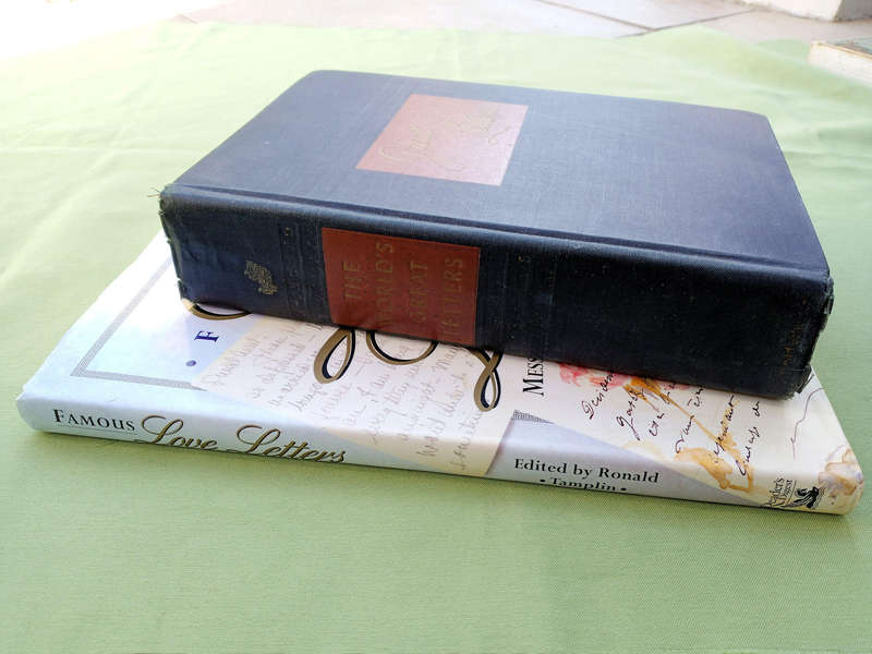 Famous love letters and Great letters - book combo
