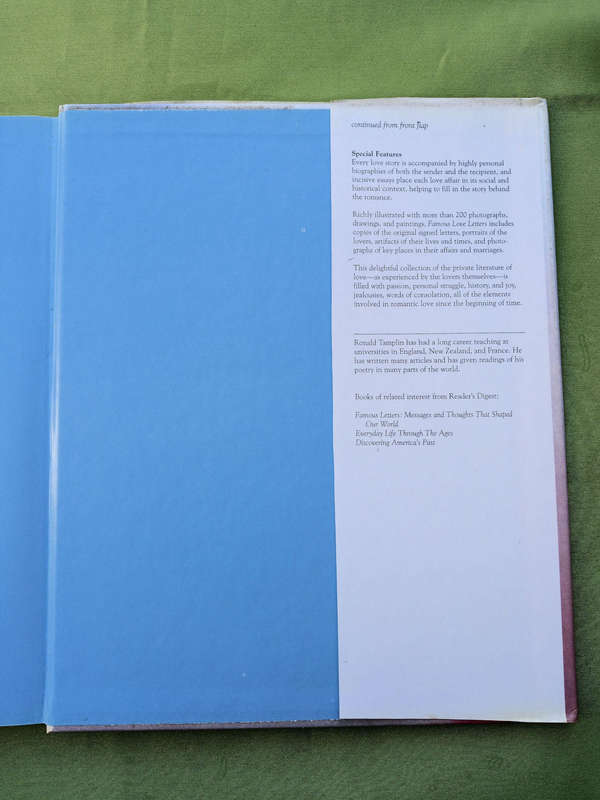 Famous love letters and Great letters - book combo