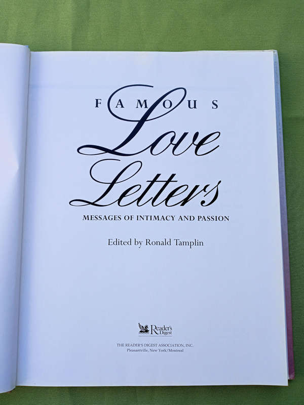 Famous love letters and Great letters - book combo