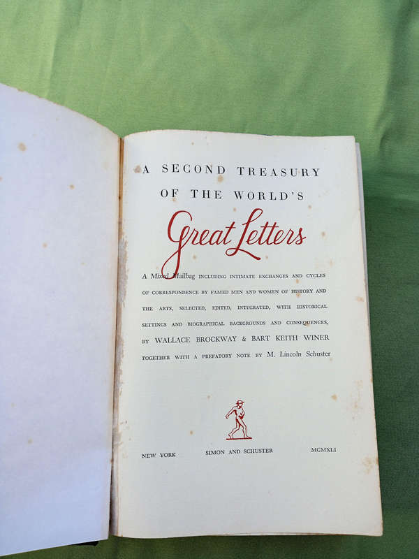 Famous love letters and Great letters - book combo