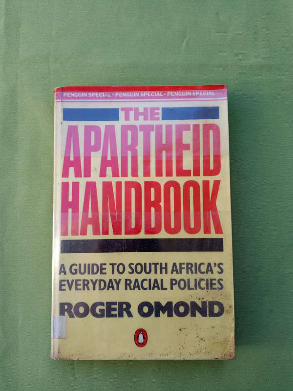 The Apartheid Handbook by Roger Omond