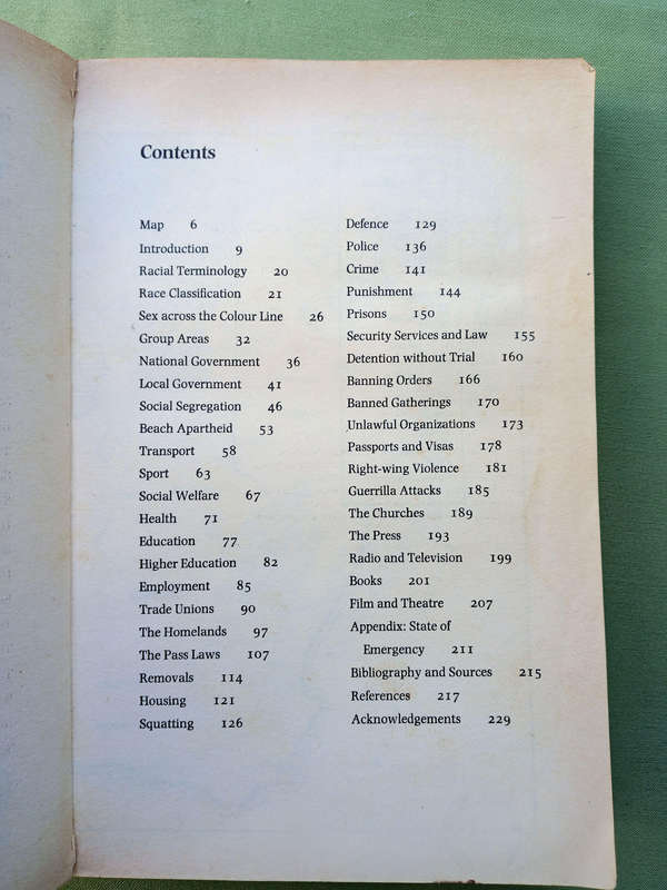 The Apartheid Handbook by Roger Omond