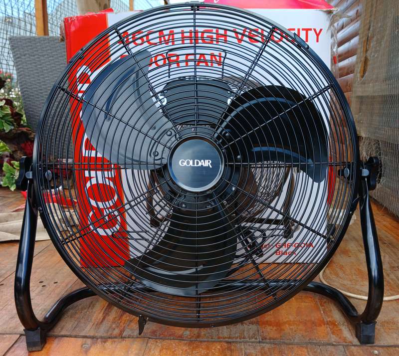 Display Unit - Package Wear and Blade Replacement- GOLDAIR 46cm HIGH VELOCITY FOOR STANDING FAN
