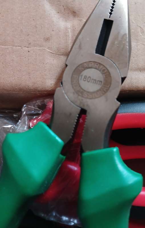 180mm Kapriol Heavy Duty Carbon Steel Plier (1 bid for all 6)
