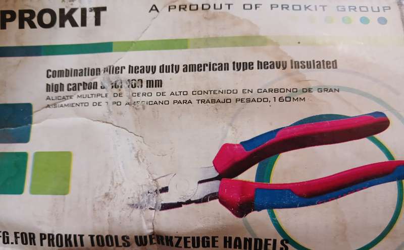 8`Prokit Combination Plier Set (6 pieces)