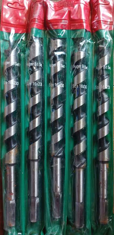 230mm 5pc Auger Bits (16mm)