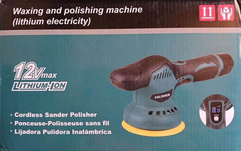 12v Lithium Rechargeable Polisher/Waxer/Sander - Display Set