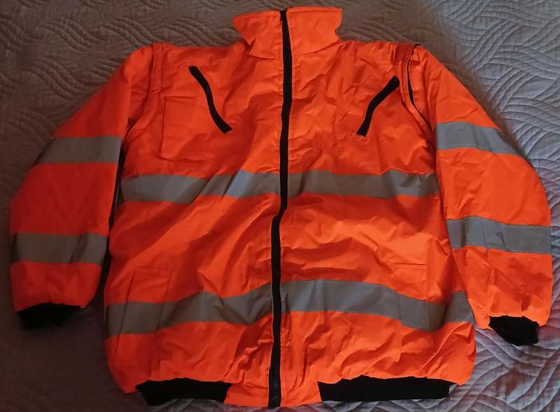 PPE Bunny/Bomber Jacket c/w Zip-Off Sleeves (L)