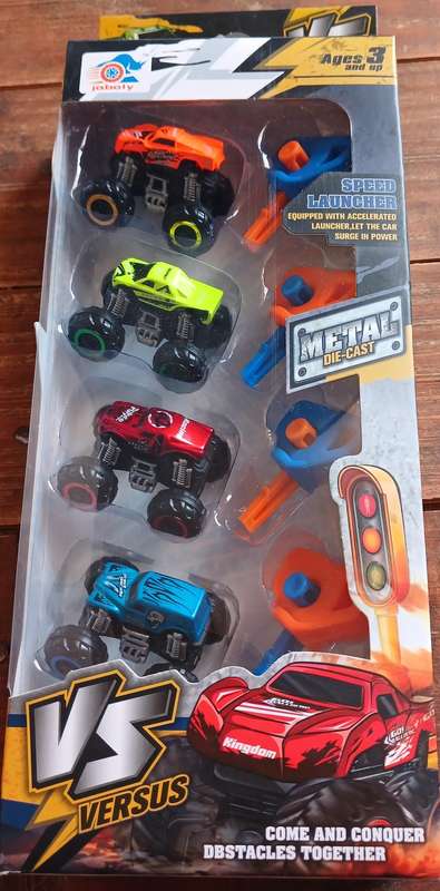 4 Pack Die-Cast Mini Speed Launchers