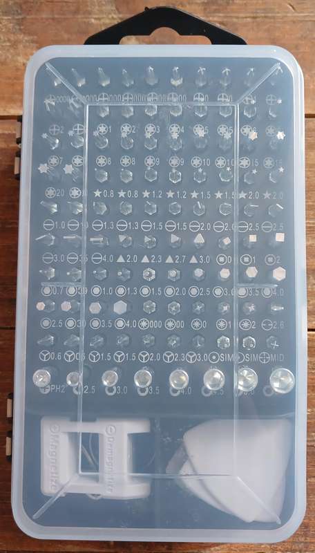 115pc Multipurpose Precision Screwdriver Set with Magnetizer/Demagnetizer