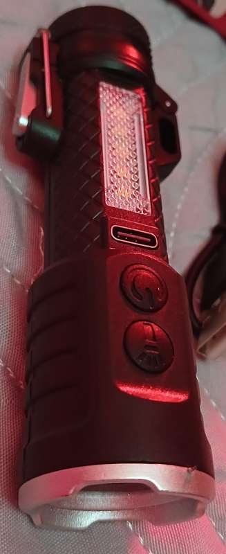 Dual Light Usb C-Type Weatherproof Igniter Flashlight