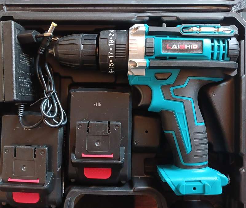 21v Cordless Impact Driver Drill Set